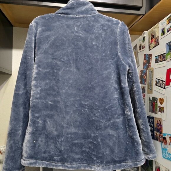 32 Degrees Women's Teddy Jacket in Blue Gray - Picture 6 of 10